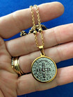 St Benedict Protection Necklace Saint Medal Two Tone Stainless Steel Rosary 20   