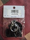 Vintage 1990 s Tag Express Miami Dolphins Nfl Football Rubber Key Chain Nip