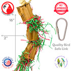 Bonka Bird Toys 3831 Medium Gift Box Natural Chew Forage Shred Parrot Cage Toy