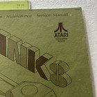 Original Factory Tank 8 Atari With Monitor Arcade Video Game Manual
