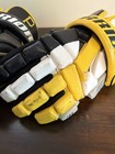 Warrior Riot 13    Black Yellow White Lacrosse Gloves Rio13 - Free Ship