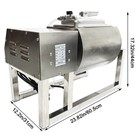 15l 110v Meat Vegetable Tumbler Marinator Rotatable Vacuum Marinating Machine