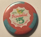 Hotel Thunderbird Casino Las Vegas Nevada Vintage Advertising Pocket Mirror