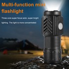 1-4x Super Bright Led Tactical Flashlight Usb Rechargeable Lamp 5 Modes Light Us