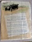 1914 Original Studebaker Letter Advertising Automobile Benson Vice President