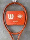 Wilson 2025 Blade 98 V9 Roland Garros Tennis Racquet 98sq 305g G2 G3 Unstrung