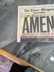 New Orleans Saints Super Bowl 2010 Times Picayune Newspaper Amen Drew Brees 