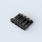 New Bass Bridge With 4 String Roller Saddle  Adjustable String Spacing Black