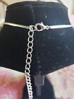 Vintage Silver Necklace With Matching Earrings New