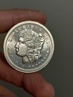 1984 Silver Trade Unit Morgan Dollar Design 1 Troy Oz 999 Fine Silver Round