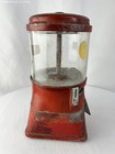 Vintage Silver King Glass   Metal 5 Cent Gumball Nut Vending Machine
