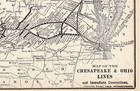 1913 Antique Chesapeake And Ohio Railway Map Vintage C   O Railroad Map 2149