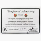 Fc Barcelona 2017-18 Signed Shirt W  Coa     Messi Iniesta Harrison Autographs