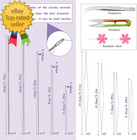 58 Pcs Beading Needles For Jewelry Making Big Eye Beading Needles Ultra