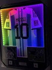 Lionel Messi Signed Autographed Jersey Led Framed Argentina World Cup Beckett