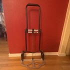 Folding Dolly With Wheels  Black And Silver  Luggage 