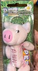 Plush Pink Pig Pez Petz Dispenser Collectible Keychain Barnyard Babies 2005 Nib