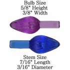 Ornaments For Ceramic Christmas Trees  Medium Twist-multi Color-100 Pc   3 Stars