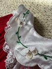 Vintage 90s Baby Togs Size 6-9 Months Red Cotton Dress With Collar   Bloomers
