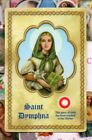 St   Dymphna  patron Of Stress  Anxiety   Mental Heath -relic Plastic Holy Card