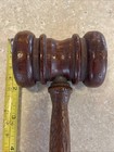 Vintage Wooden Gavel - Meetings   Judges   Auctioneers 9 5  Inches Length