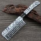 Self-defense Hidden Knife Comb  assorted Colors   Designs 