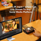Mini Video Mixer Switcher 4 X Hdmi Inputs 2k Input output Real Time Live Stream