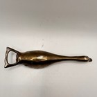 Vintage Brass Goose Bottle Opener Nutcracker Mcm Mid Century Modern Barware