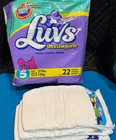  3  Vintage Luvs Plastic Diapers Size 5  - Barney Set  2000 