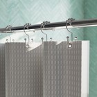 Maytex Shower Curtain Hooks  Chrome  Set Of 12     Premium Chrome 