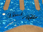 Richard Cheech Marin And Tommy Chong Signed Pickguard Jsa Witness  wpp577439