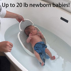 Foldable Baby Bathtub Support  Ergonomic Mesh Infant Bathtub  Portable Baby Bath