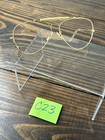 Vintage Bausch   Lomb Ray-ban Polished Gold Metal Aviator Sunglasses Frame