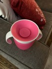 Munchkin Miracle 360 Trainer Cup 207ml Pink Baby Feeding Spill Proof 6m  Bn
