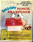 Lot 3 Vintage Peanuts Snoopy Woodstock Pencil Sharpener   Unopened Pkg Pencils
