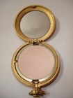 Max Factor Vintage Pocket Watch Design Powder Compact Intricate Design Doves