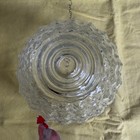 Vtg 1950s Clear Glass Acorn Beehive Hobnail Ceiling Light Shade 3 1 4 Fitter