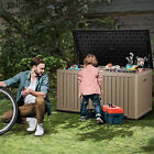 Patio Garden Furniture Xxl 230 Gallon Large Deck Box Outdoor Storage Container