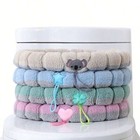 1pc Toilet Seat Cover Soft Thicker Warmer Stretchable Washable Cushion Bathroom