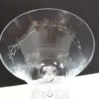 Fostoria Glendale Water Goblet Cut Glass Crystal 7 625  Stem 6110 Clear 919 Vtg