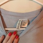 H m Divided Light Blue Oversized T-shirt Basic Crew Neck Short Sleeve Top M