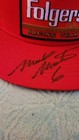 Autographed Mark Martin Folgers 6 Car Jack Roush Nascar Signed Hat