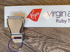 Virgin Atlantic Boeing 747 Ruby Tuesday G-vxlg Aircraft Seatbelt Wall  Keyholder