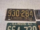  Lot Of 6 Vintage Indiana  1930 34 43 45 46 68 License Plate Plates Mixed Lot
