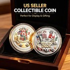3d 2026 Fifa World Cup Usa Canada Mexico Commemorative Coin Collectible Medal