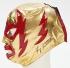 Fray Tormenta Signed Nacho Libre Lucha Mask Bas Coa Aaa Cmll War Uwa Wrestling