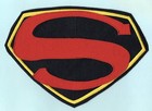 Large Embroidered George Reeves fleischer Mixed Superman Chest Logo Patch