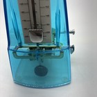 Mechanical Metronome Musical Timer For Piano Guitar transparent Blue