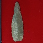 Native American Flint Knapped Stone Spear Point blade In Display Case  3 In