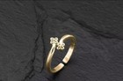 Women s Flower Toe Ring Adjustable Ring 14k Yellow Gold Plated